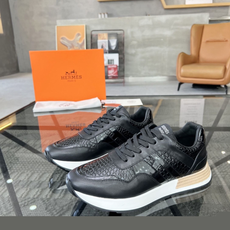 H**mes leather shoes